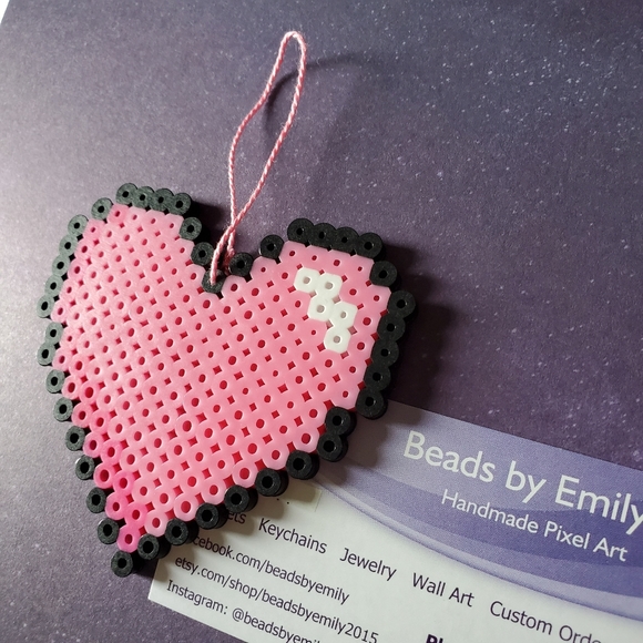 Set of 9 Colorful Heart Magnets - Cute Home Decor - Picture 4 of 5